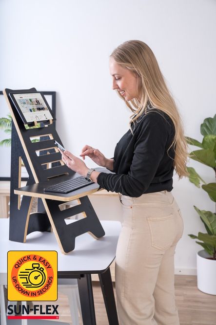 Huvudbild Sun-Flex Easydesk Rise Vit